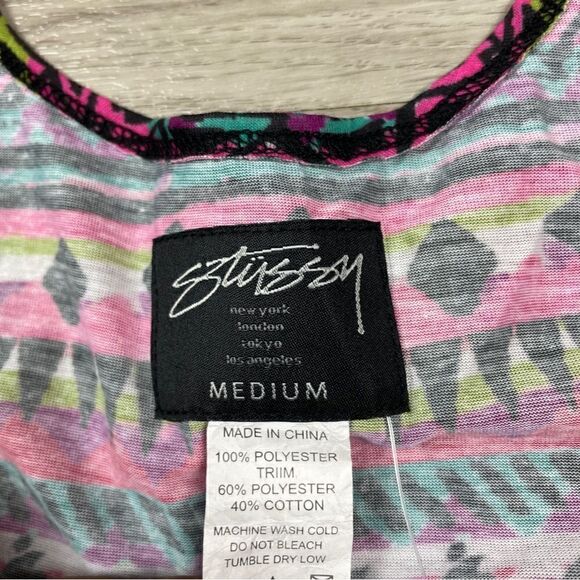 Stussy tank top women’s size M black. - Picture 4 of 8